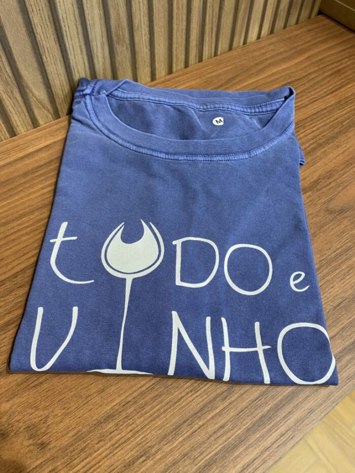 Camiseta Azul Estonada