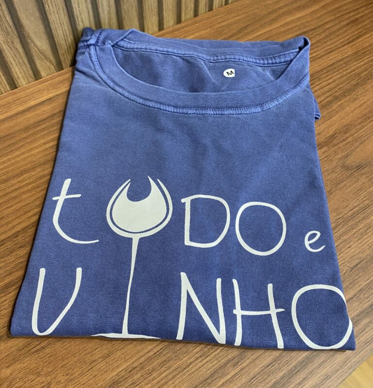 Camiseta Azul Estonada