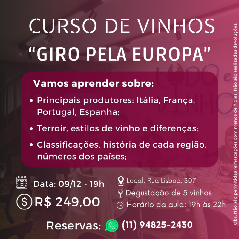 curso "giro pela europa" (09/12)