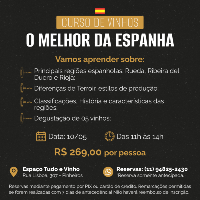 curso "o melhor da espanha" (10/05)