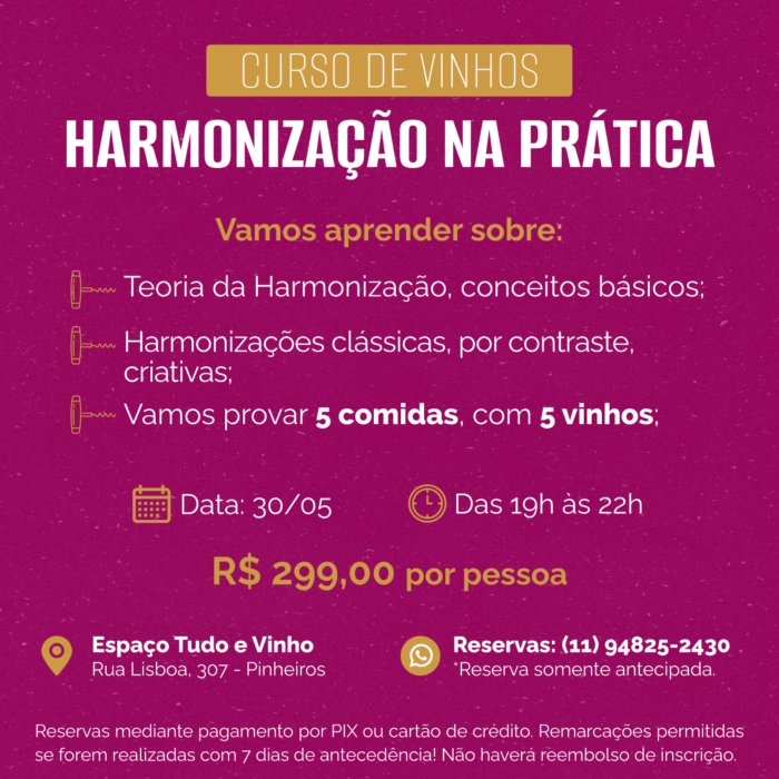 curso "harmonização na prática" (30/05)