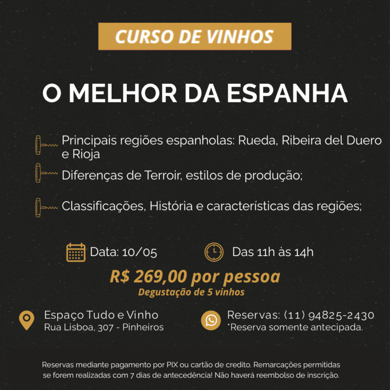 curso "o melhor da espanha" (10/05)