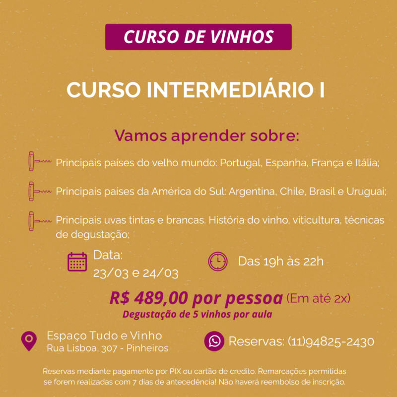 curso intermediário 1 (23/03 e 24/03)